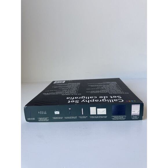 NEW CRELANDO 30pc CALLIGRAPHY SET Nibs + Notecards + Ink + Stamp + Wax B… - Picture 5 of 12